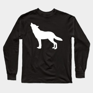 Wolf Silhouette Long Sleeve T-Shirt